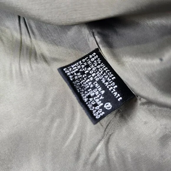 Floral Jacquard Skirt Suit Set Sage Green Size 12 - Picture 4 of 16